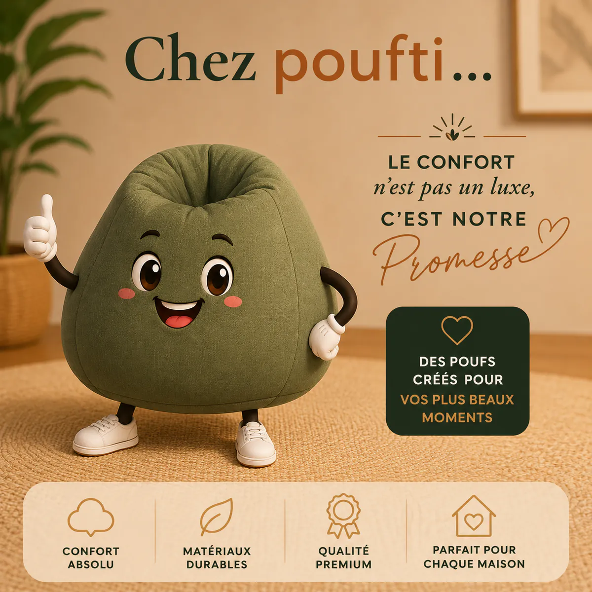 Poufti - Artisanat marocain